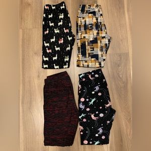 Sweetlegs leggings, EUC, lot of 4